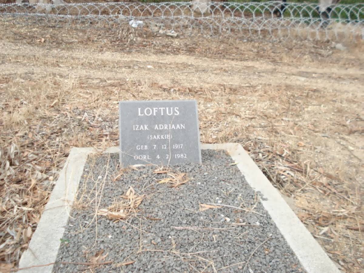 LOFTUS Izak Adriaan 1917-1982