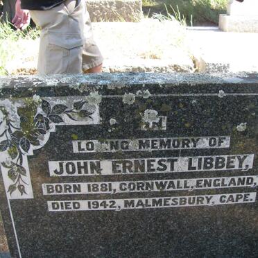 LIBBEY John Ernest 1881-1942