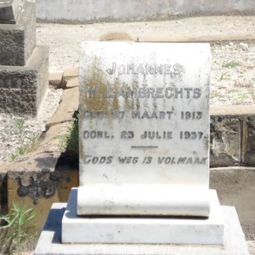 LAMBRECHTS Johannes W. 1913-1937