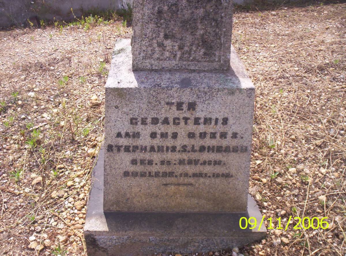 LOMBARD Stephanus S. 18??-19??