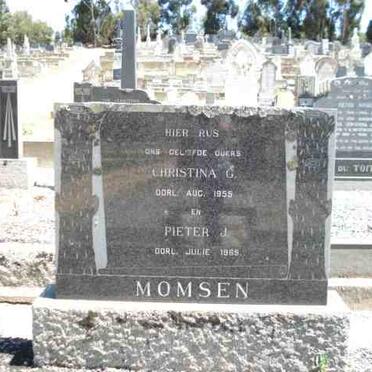 MOMSEN Pieter J. -1969 &amp; Christina G. -1956
