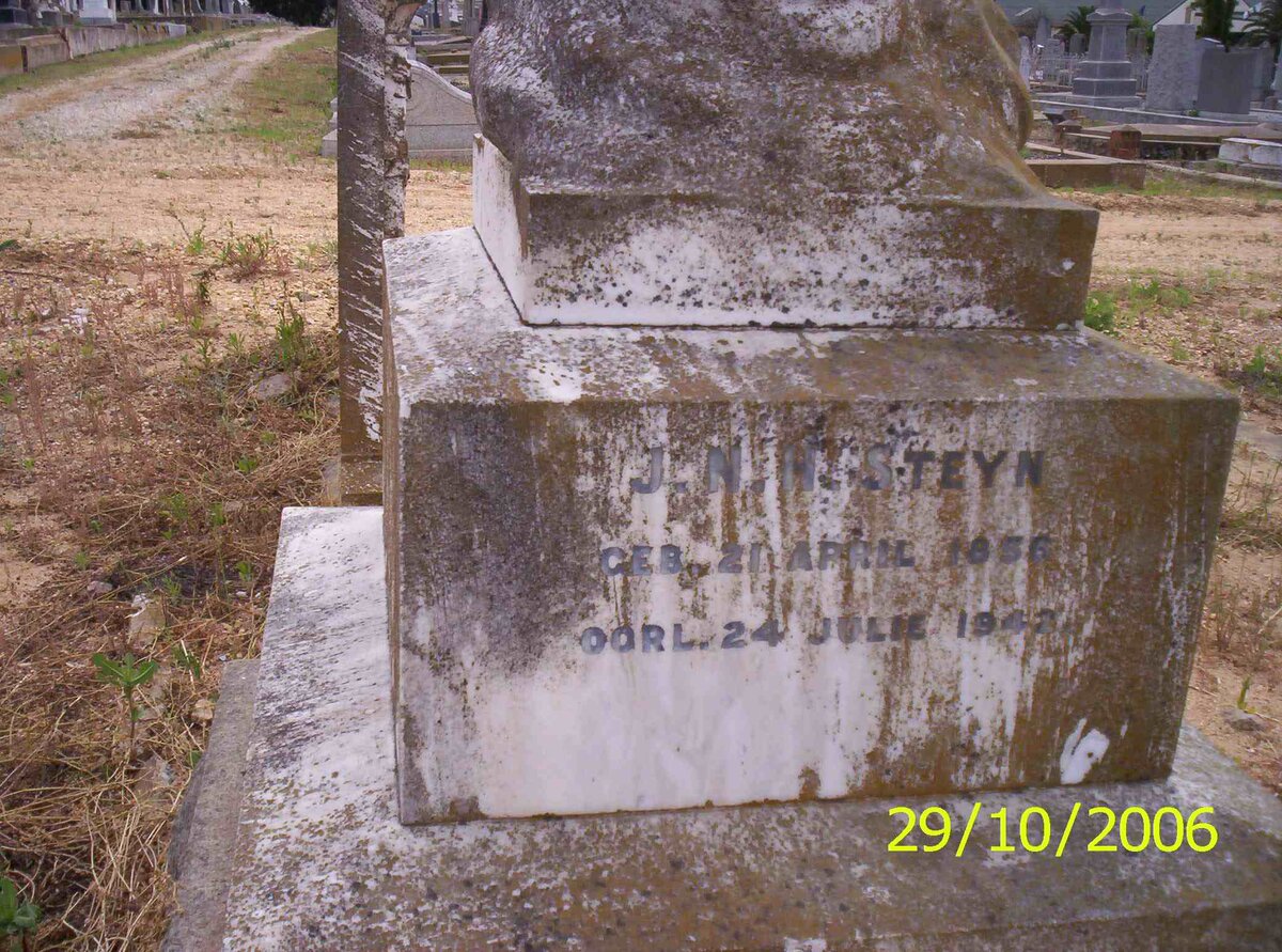 STEYN J.N.H. 1856-1943