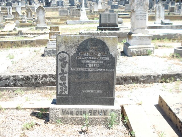 SPUY Willie, van der 1898-1952