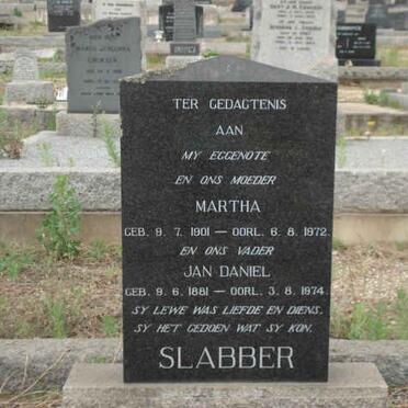 SLABBER Jan Daniel 1881-1974 en Martha 1901-1972