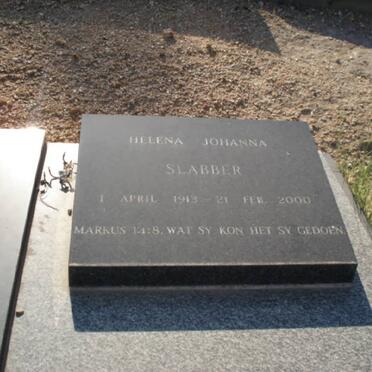 SLABBER Helen Johanna 1913-2000