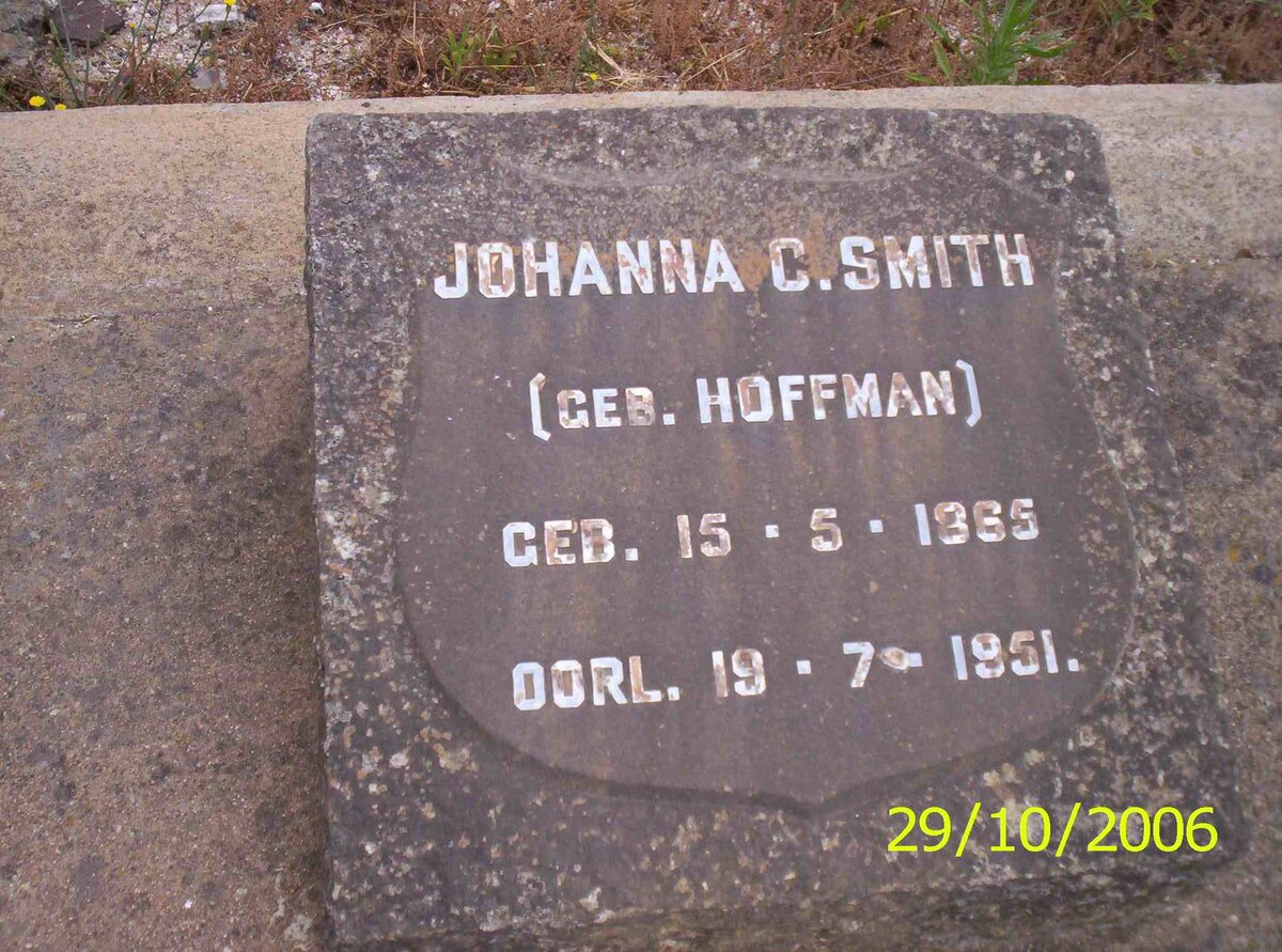 SMITH Johanna C. neé HOFFMAN 1865-1951