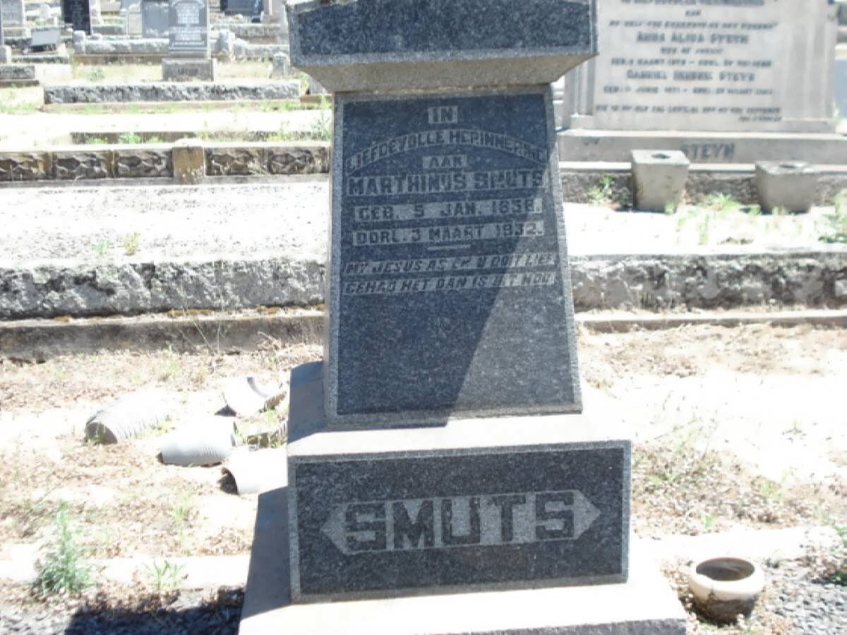 SMUTS Marthinus 1858-1932