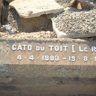 TOIT Cato, du nee LE ROUX 1888-1965