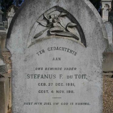 TOIT Stefanus F., du 1851-1911