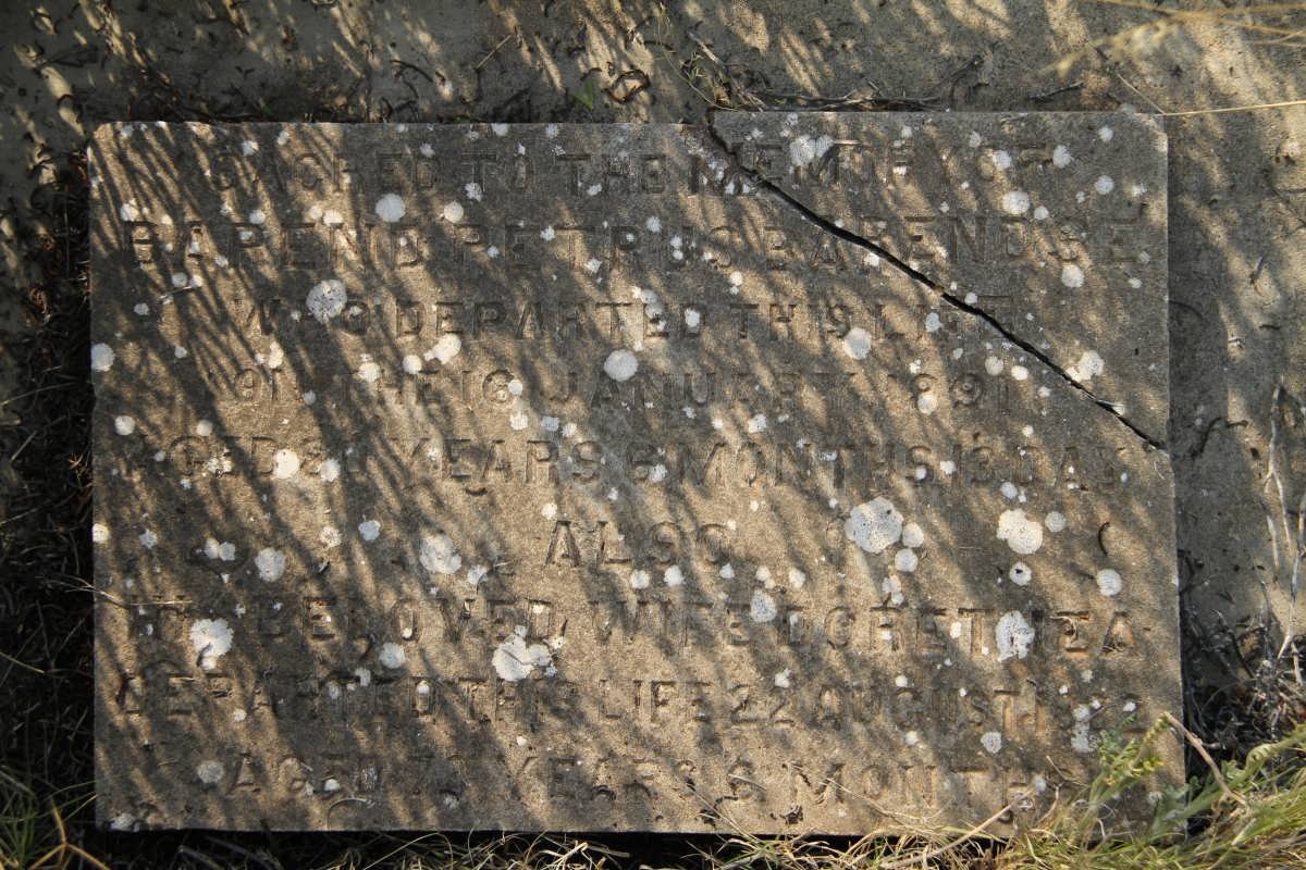 BARENDSE Barend Petrus -1891 &amp; Dorothea -1882