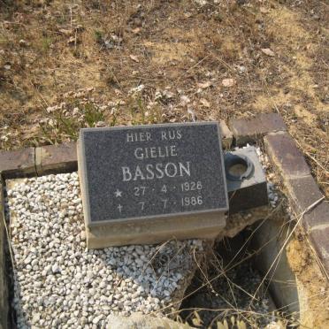 BASSON Gielie 1928-1986