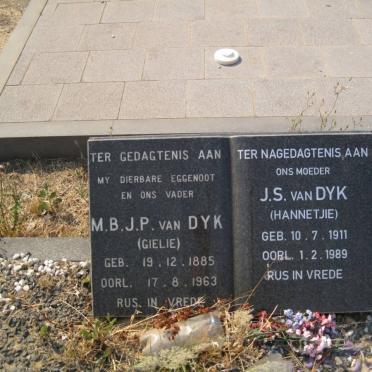 DYK M.B.J.P., van 1885-963 &amp; J.S. 1911-1989