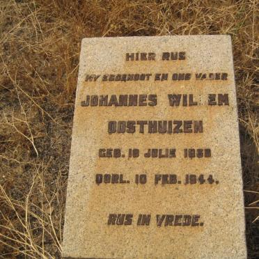 OOSTHUIZEN Johannes Willem 1868-1944