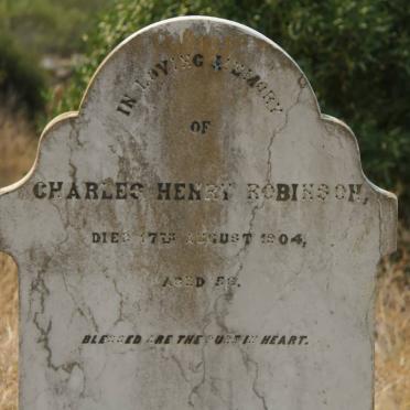 ROBINSON Charles Henry -1904