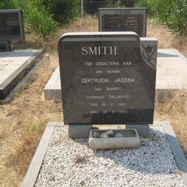 SMITH Gertruida Jacoba nee BARRY voorheen TALJAARD 1885-1973