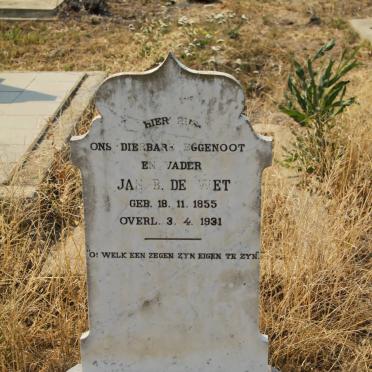 WET Jan B., de 1855-1931