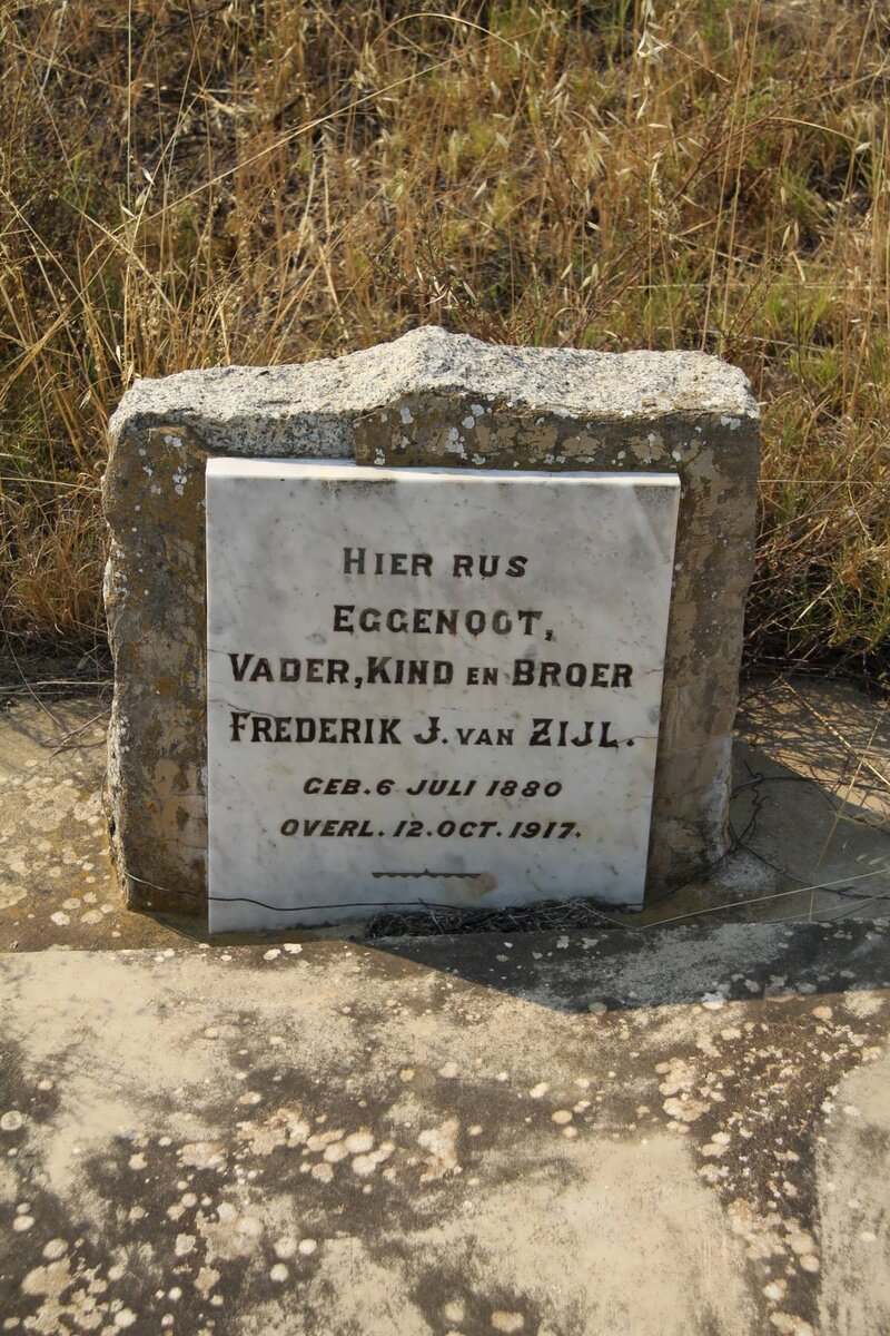 ZIJL Frederik J., van 1880-1917