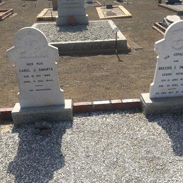 SWARTS Carel J. 1860-1945 &amp; Brechie E. SNYMAN 1870-1955