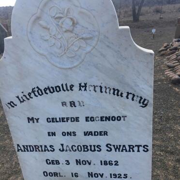 SWARTS Andrias Jacobus 1862-1925