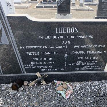 THERON Pieter Francois 1891-1973 &amp; Johanna Francina M. 1901-1981