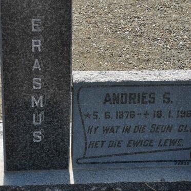 ERASMUS Andries S. 1876-1966 &amp; E.C.J. BOTES 1882-1954 _1