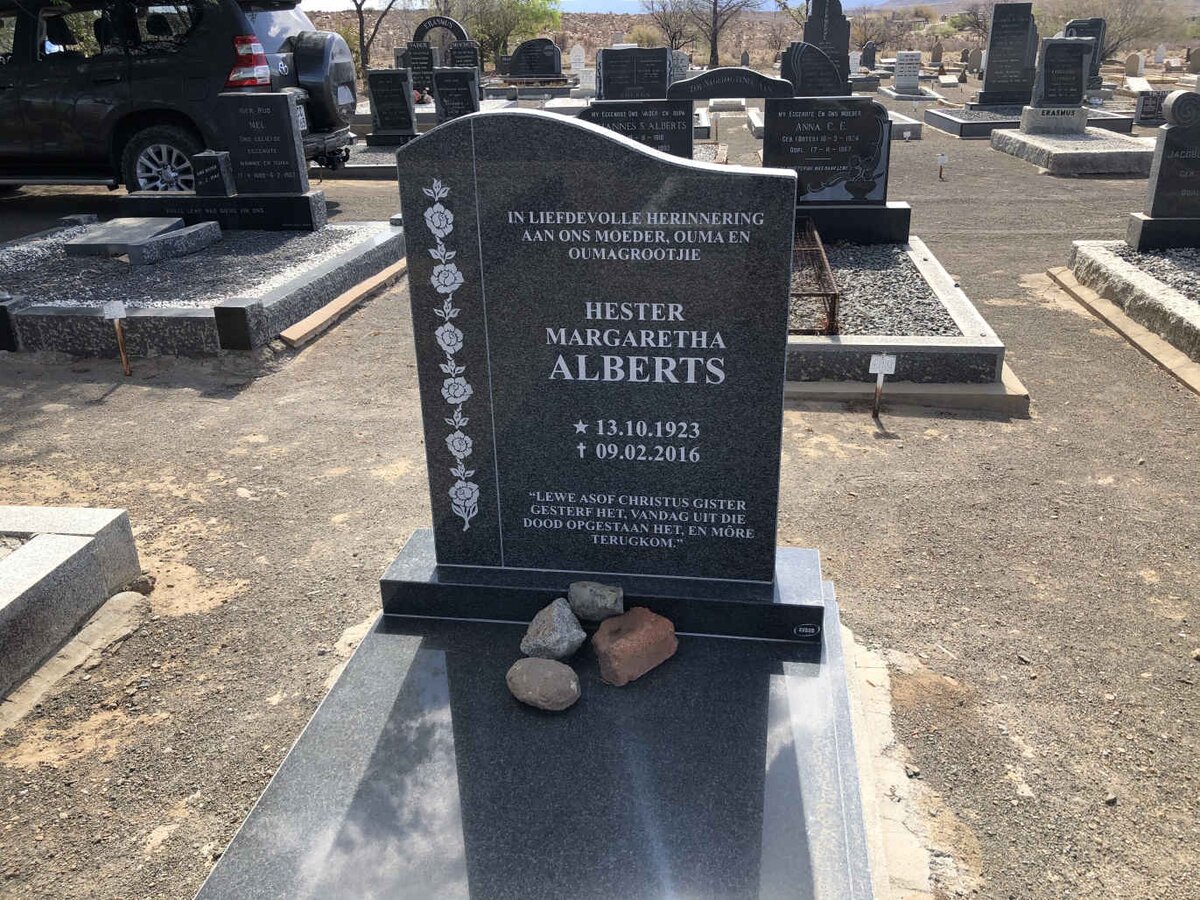 ALBERTS Hester Margaretha 1923-2016