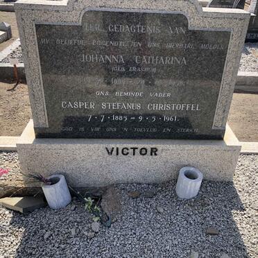 VICTOR Casper Stefanus Christoffel 1885-1961 &amp; Johanna Catharina ERASMUS 1885-1958