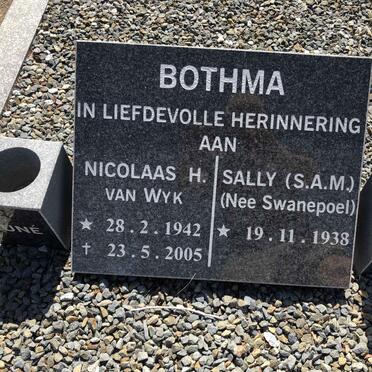 BOTHMA Nicolaas H. van Wyk 1942-2005 &amp; S.A.M. SWANEPOEL 1938-