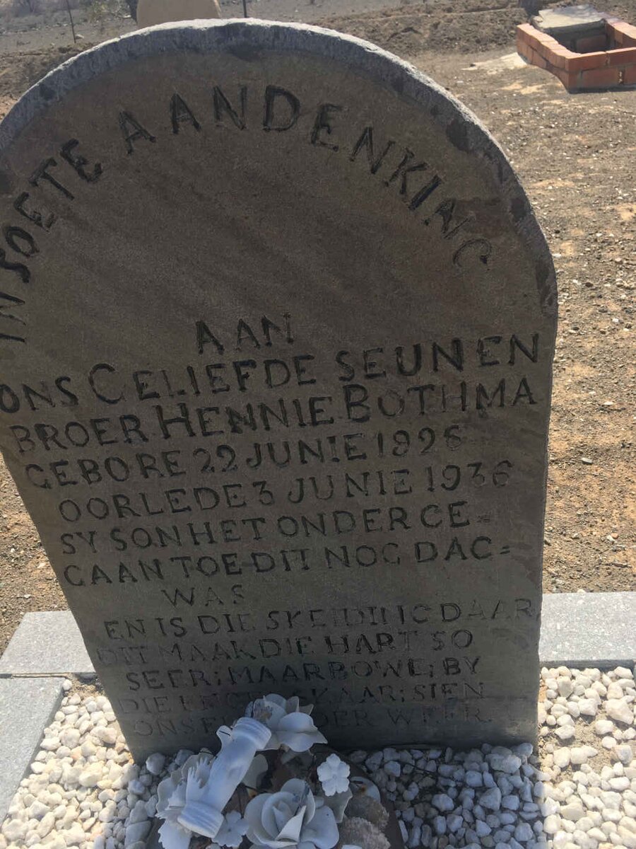 BOTHMA Hennie 1926-1936