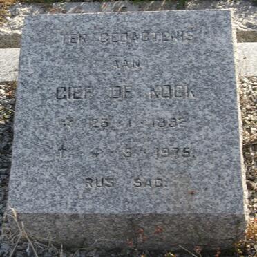 KOCK Giep, de 1892-1975