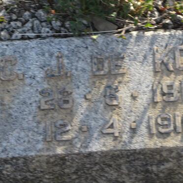 KOCK C.J., de 1917-1919