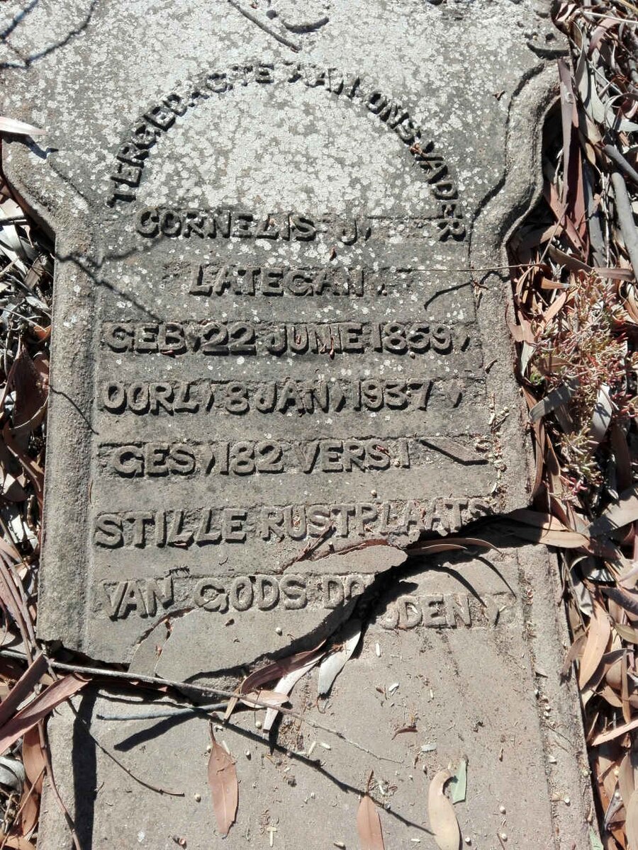 LATEGAN Cornelis J. 1859-1937