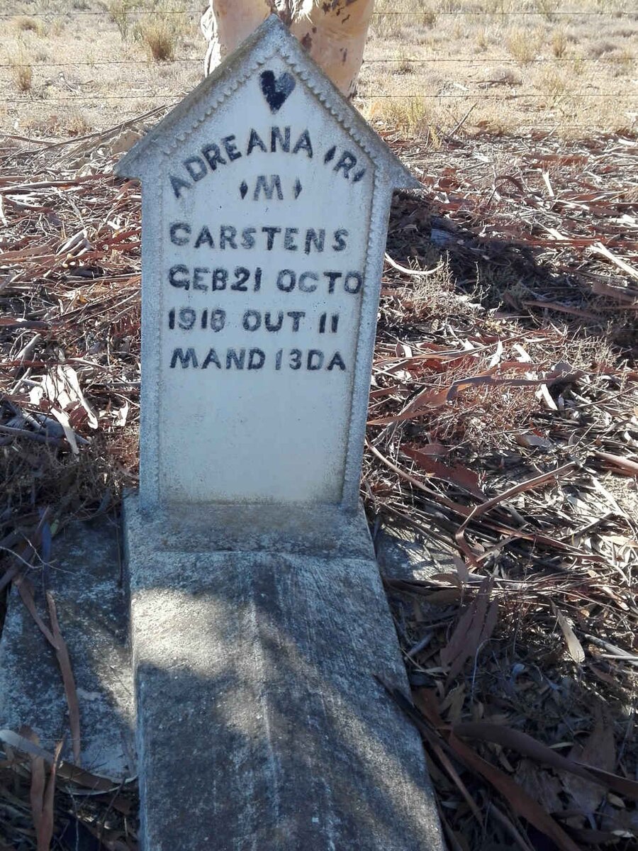 CARSTENS Adreana R.M. 1918-