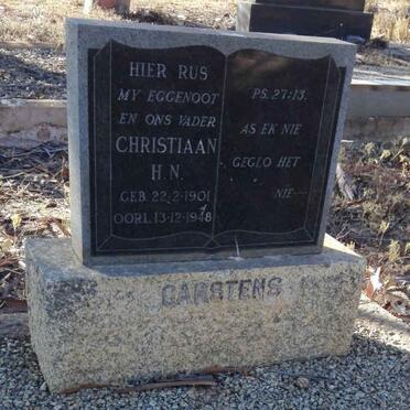 CARSTENS Christiaan H.N. 1901-1948