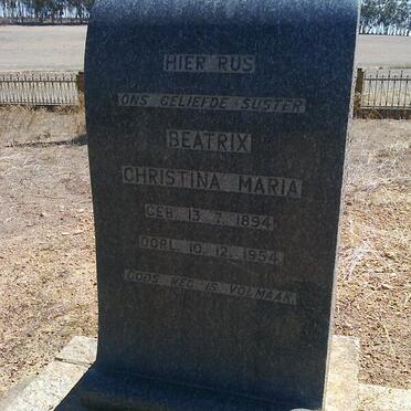 BESTER Beatrix Christina Maria 1894-1954