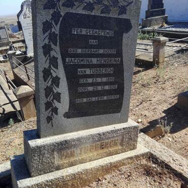 TUBBERGH Jacomina Hendrina, van 1895-1950