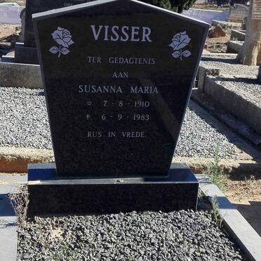 VISSER Susanna Maria 1910-1983