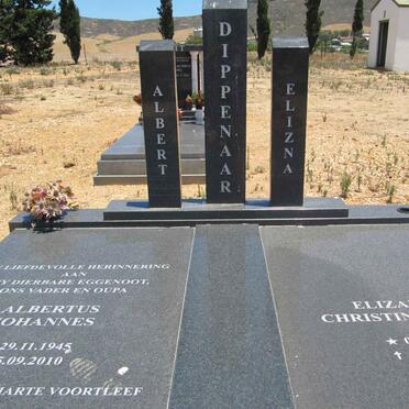 DIPPENAAR Albertus Johannes 1945-2010 &amp; Elizabeth Christina Algina 1949-