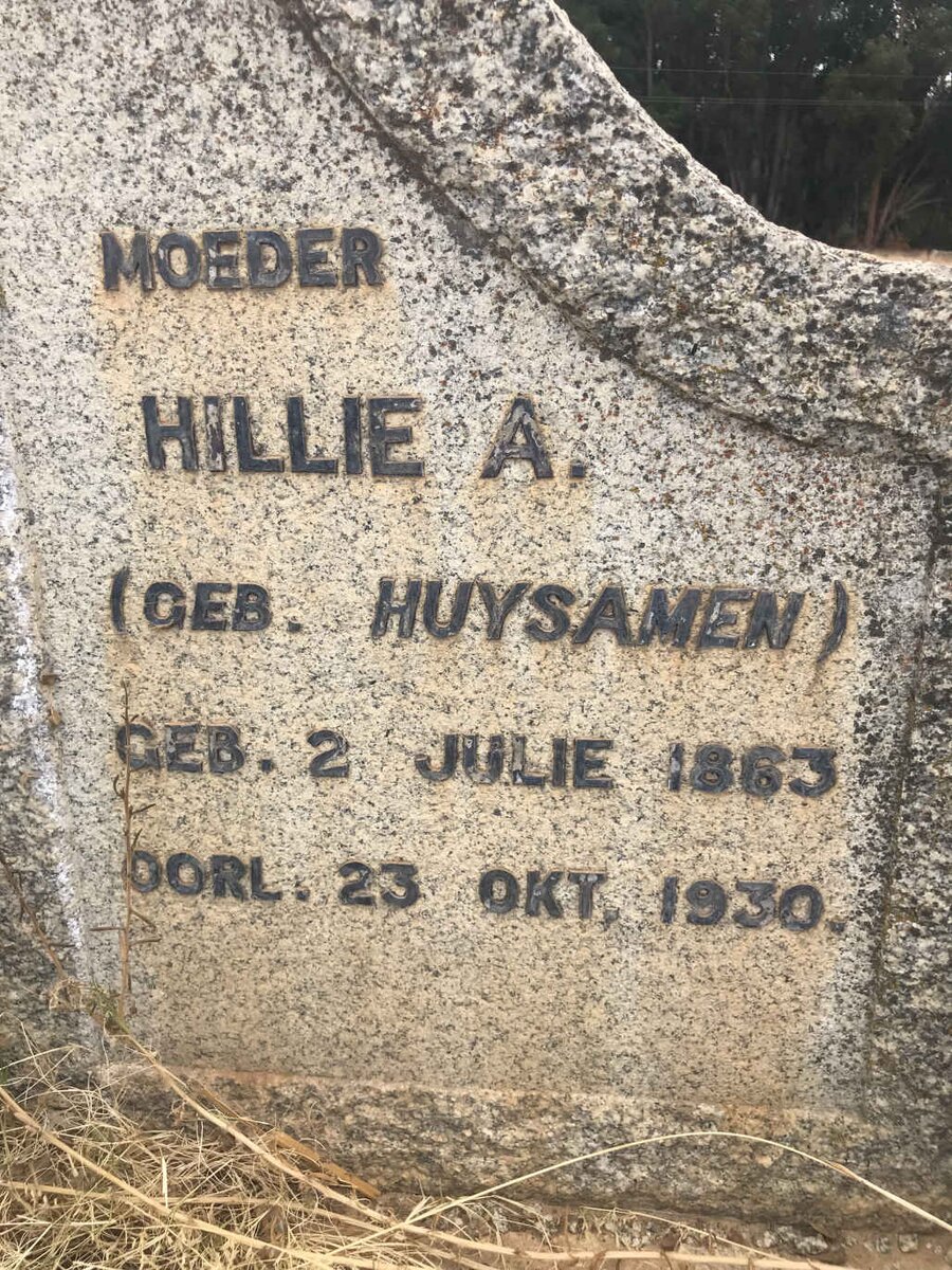 MOSTERT Hillie A. nee HUYSAMEN 1863-1930 :: HOUGAARD Elizabeth J. nee MOSTERT 1885-1926 :: MOSTERT Jan H. 1891-1918 :: MOSTERT Francois P. 1894-1919 _2