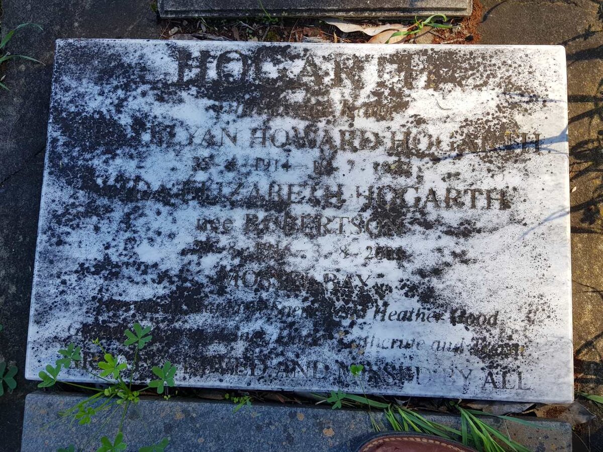 HOGARTH Trevelyan Howard 1914-1982 &amp; Vida Elizabeth ROBERTSON 1916-200?