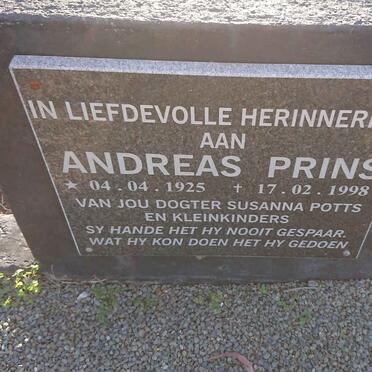 PRINS Andreas 1925-1998
