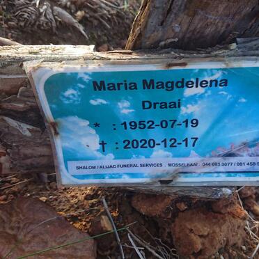 DRAAI Maria Magdelena 1952-2020
