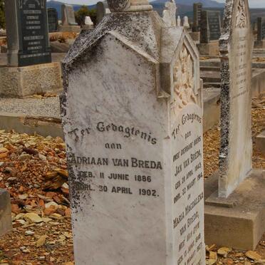 BREDA Adriaan, van 1886-1902