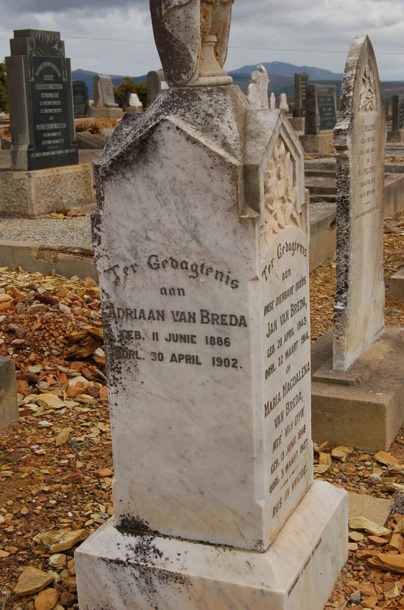 BREDA Adriaan, van 1886-1902