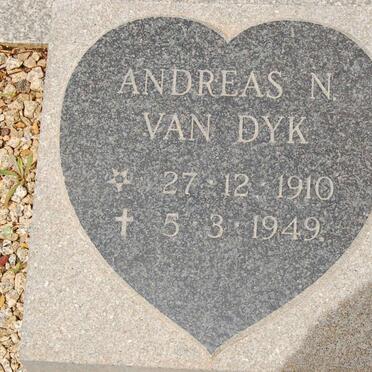 DYK Andreas N., van 1910-1949