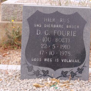 FOURIE D.G. 1910-1975