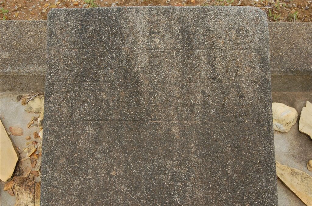 FOURIE ?.W. 1850-1915