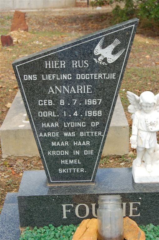 FOURIE Annarie 1967-1968