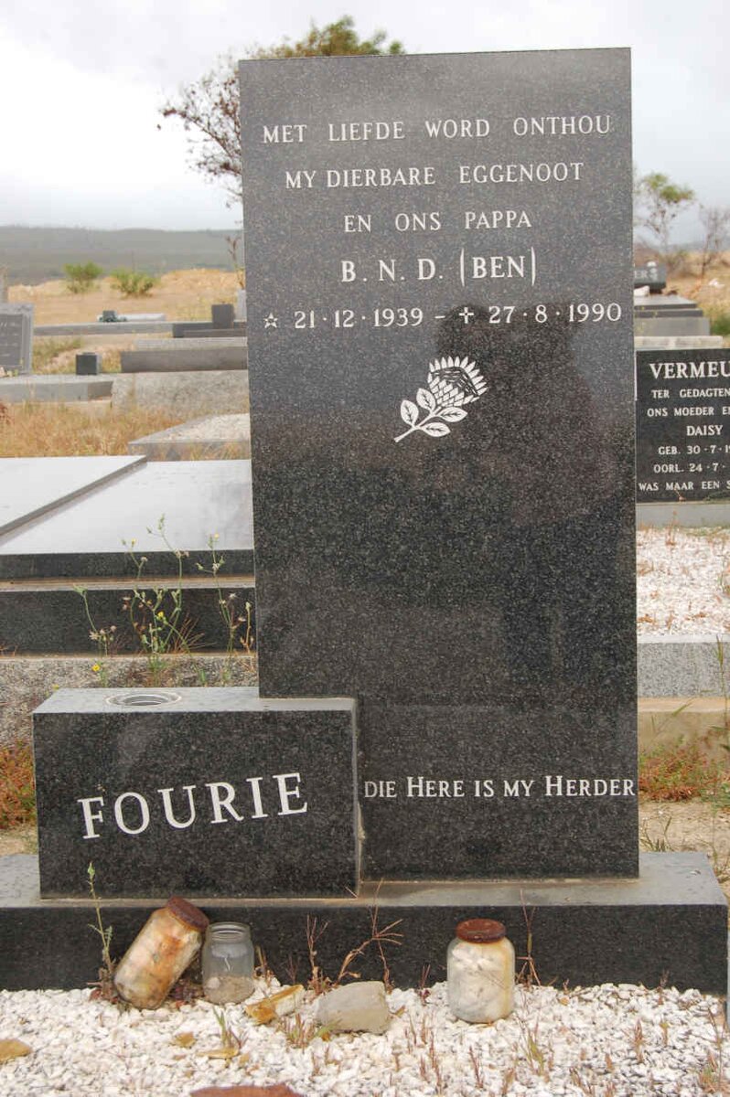 FOURIE B.N.D. 1939-1990