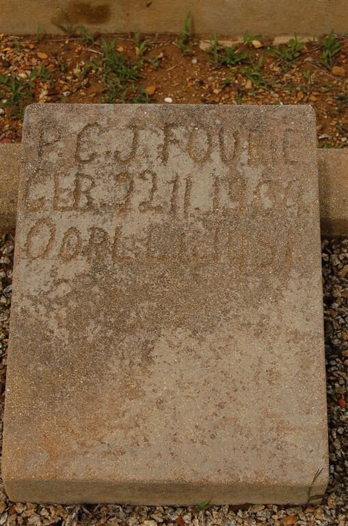 FOURIE P.C.J. 1909-1951